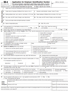 2017 Federal Tax ID Application